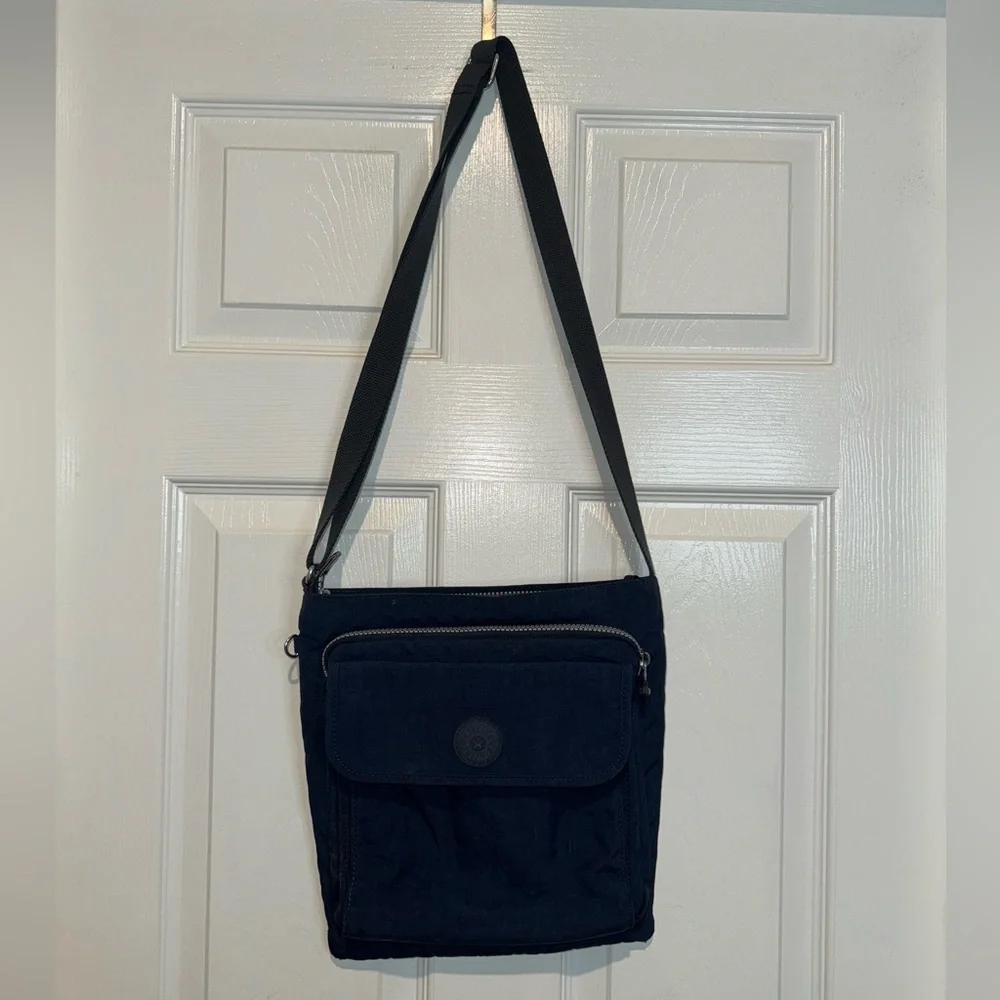 Kipling Blue Crossbody Bag with Adjustable Strap